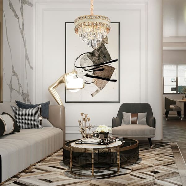 HÄNGANDE TAKLAMPA TOOLIGHT G047-CP GULD 40CM