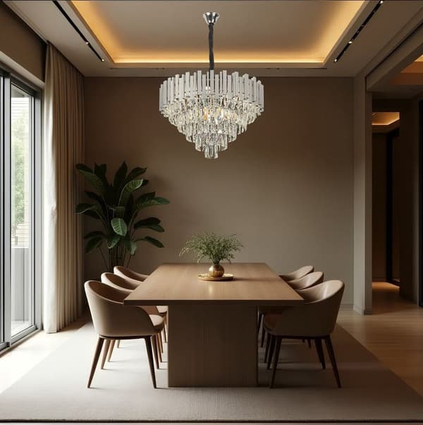 HÄNGANDE TAKLAMPA TOOLIGHT G051-CP KROM 50CM
