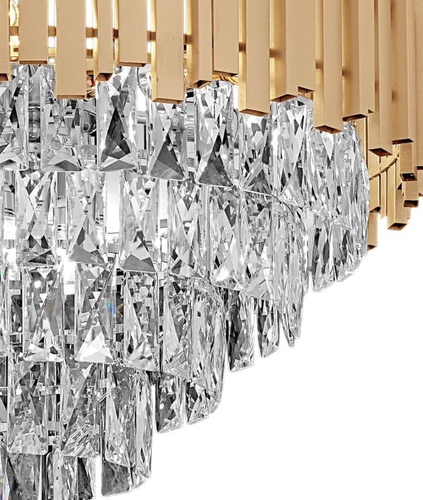 HÄNGANDE TAKLAMPA TOOLIGHT G053-CP GULD 80CM