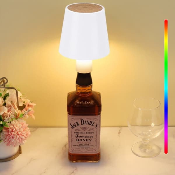 OBOSOE LED-pöytävalaisin Langaton ladattava yövalo RGB himmennettävä kosketuksella IP54 kotiin