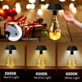 Miniatyrbillede 5 af 7: OBOSOE flaskelampe med farvet lyskæde, dæmpbar bordlampe til vinflasker, hjem og bar
