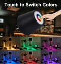 Miniatyrbillede 2 af 6: OBOSOE RGB flaskelampe med touch, genopladelig bordlampe til vinflasker, jule- og restaurantindretning