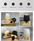 Miniatyrbillede 7 af 9: OBOSOE vinflaskelampe LED Touch, genopladelig bordlampe til bar, klub og dekoration