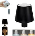 Miniatyrbillede 1 af 10: OBOSOE vinflaskelampe LED Touch, genopladelig bordlampe til bar, klub og dekoration