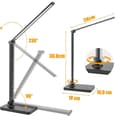 Miniatyrbillede 3 af 8: OBOSOE LED Skrivebordslampe med Touch Control – Dæmpbar Bordlampe til Hjem, Kontor og Soveværelse