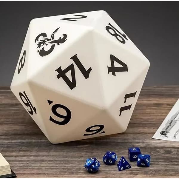 Dungeons and Dragons Dice D12 Lampa - Unisex - Sänglampa- USED