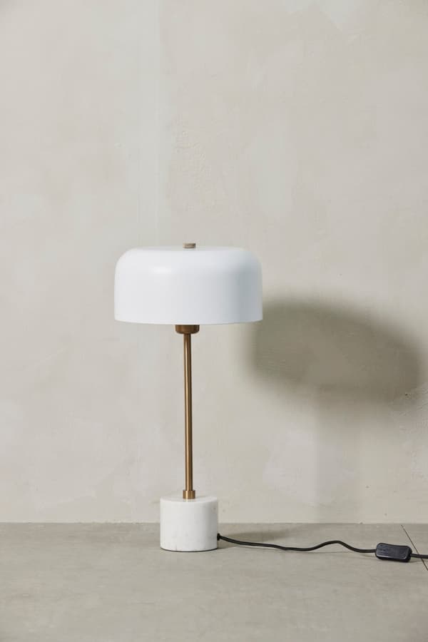 FURNLUX BORDSLAMPA SOFILLIA VIT 26CM