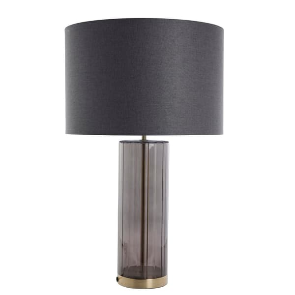 FURNLUX BORDSLAMPA SARILLE GRÅ 40CM