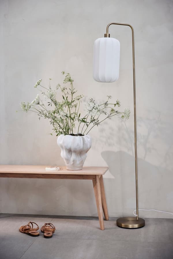 FURNLUX GULVLAMPE SASHIE HVID 20CM