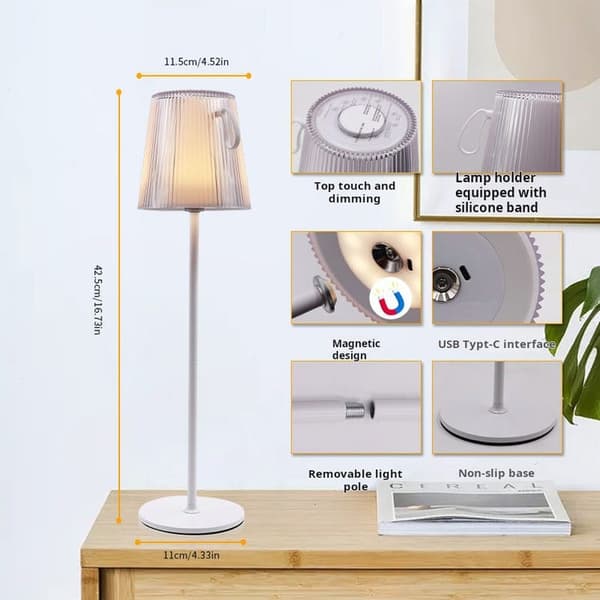 OBOSOE RGB Bordslampa Magnetisk/ Skrivbordslampa - LED-lampa
