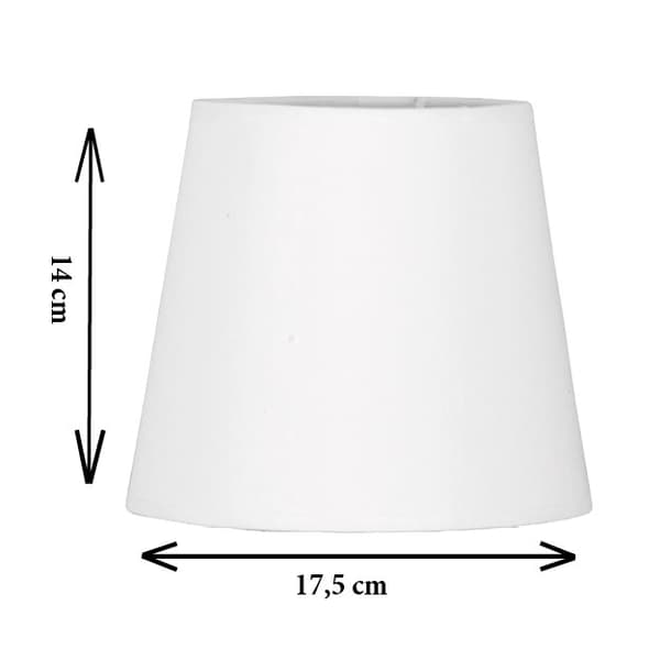 Taklampa patina lampskärm vit GERARDO 11-742