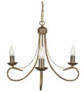 Miniatyrbild 1 av 5: Hängande ljusstake svart gammalguld ALFA 292