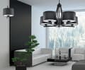Miniatyrbillede 2 af 7: Loftlampe sort, lampeskærm sort HILDA NEGRO 11-530