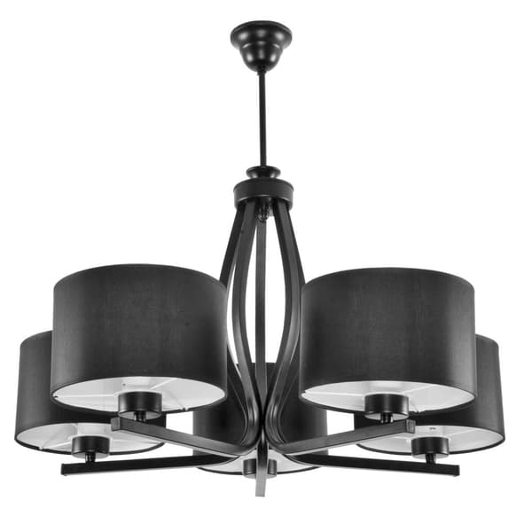 Loftlampe sort, lampeskærm sort HILDA NEGRO 11-530