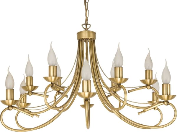 Hängande taklampa ljuskrona guld LED E14 ALFA II 2-290/12
