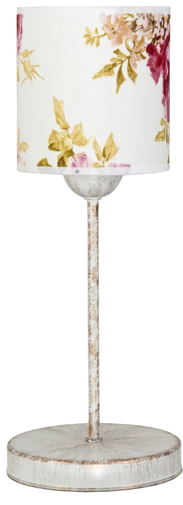 Hængende loftslampe hvid gammel guld lampeskærm MORGAN 9-885