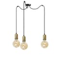 Miniatyrbillede 1 af 2: Industriel loftslampe sort SPIDER 14-384