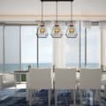 Miniatyrbild 2 av 6: Industriell loftlampa svart TARIS 14-502