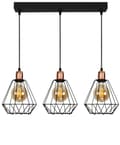 Miniatyrbild 1 av 6: Industriell loftlampa svart TARIS 14-502