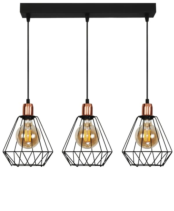 Industriell loftlampa svart TARIS 14-502