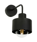 Miniatyrbild 1 av 2: Industriell vägglampa för loft, svart HIGS 14-203