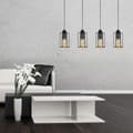 Miniatyrbillede 3 af 6: Lampe, hængende, loft, industriel, loft, sort, INGRID, 14-351