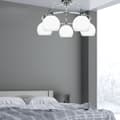 Miniatyrbillede 3 af 6: Loftlampe krom sølv lampeskærm GUANTA 14-530