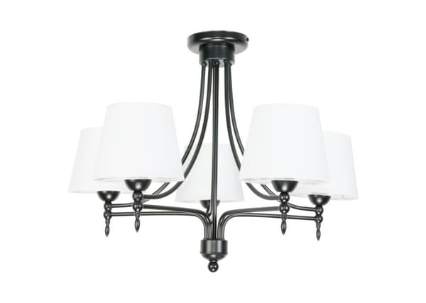 Hvid loftslampe, hvid lampeskærm NUK 14-690