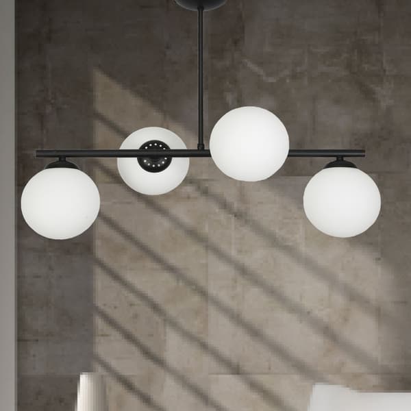 Loftlampe med sorte glaskugler TITAN 13-801