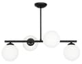 Miniatyrbillede 1 af 6: Loftlampe med sorte glaskugler TITAN 13-801