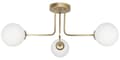 Miniatyrbillede 1 af 6: Loftlampe, guldskærm, glaskugler, COMO GOLD 14-812