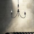 Miniatyrbild 3 av 6: Traditionell taklampa, ljusstake, svart, LUMEN NEGRO 14-882
