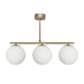 Miniatyrbillede 1 af 6: Lofthængende lampe med glasskærme og kugler E14 LED titan patina 14-909