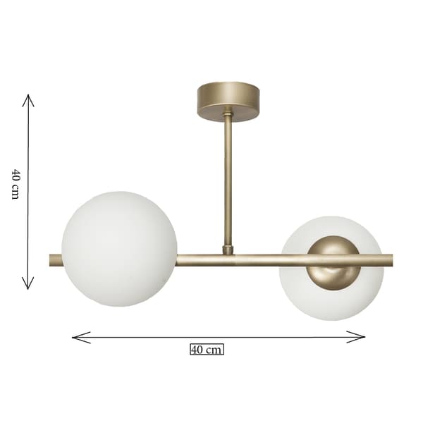 TAKHÄNGANDE LAMPA LJUSKRONOR GLASSKÄRMAR BOLLAR E14 LED TITAN PATINA 14-908