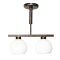 Miniatyrbillede 1 af 6: LOFTSLAMPE, PLAFON, LYKRONE, GLASLAMPESKÆRM TETRA KOFI 9-968