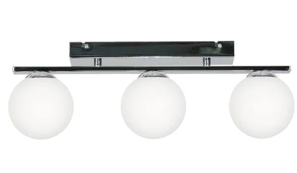 TAKLAMPA TAKLAMPA KROM GLASLAMPA KULL LED E14 FOREST 13-492