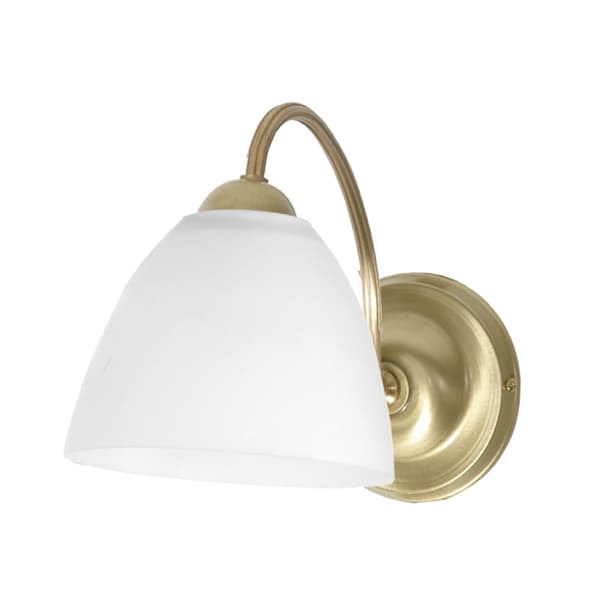 VÄGGLAMPA, KVADRATISK LAMPA, VIT LAMPSKÄRM MARABEL 13-383