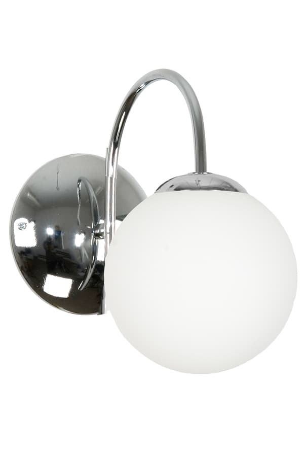 Vägglampa Chom Glaslampa Vit E14 LED Dorin 7-263