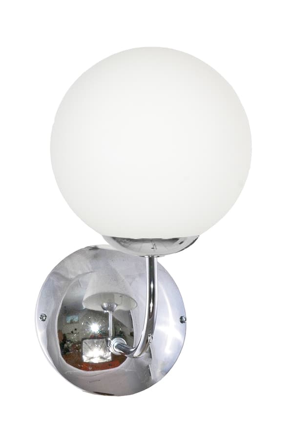 VÄGGLAMPA CHOM GLASLAMPA VIT E14 LED PATRIK 13-593