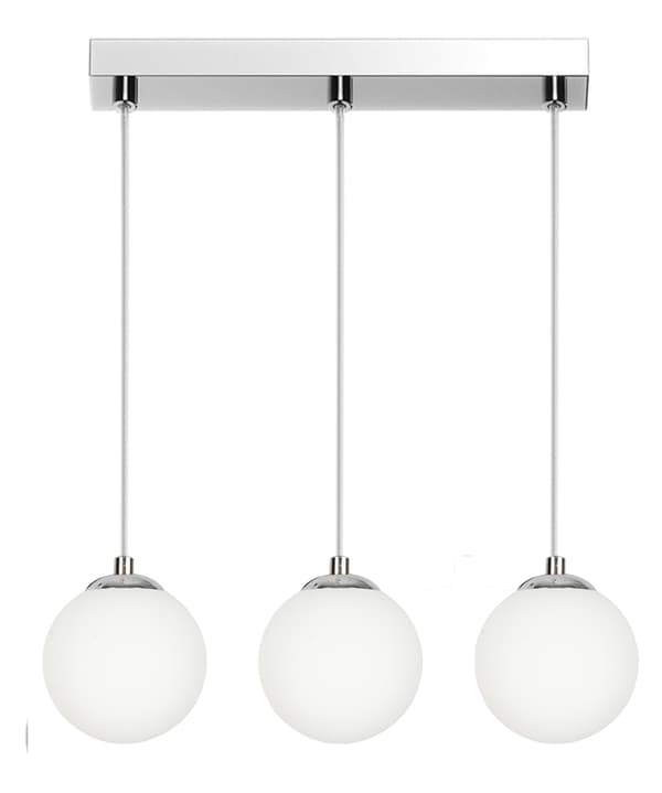 Lofthængende lampe, glaslampe, kugle, LED E14, PELOTE 14-392