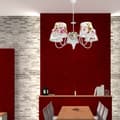 Miniatyrbild 3 av 6: TAKLAMPA, LJUSKRONASKÄRMA ROSE LED E27 IZA 12-180