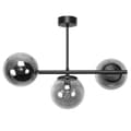 Miniatyrbild 1 av 6: TAKHÄNGANDE LAMPA LJUSKRONOR GLASSKÄRMAR BOLLAR GRAFIT E14 LED TITAN NEGRO 14-932