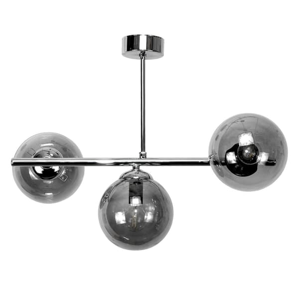 Lofthængende lampe med glasskærme og kugler E14 LED Titan Grande 14-942