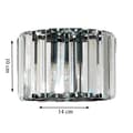 Miniatyrbillede 6 af 6: SORT HÆNGENDE LOFTSLAMPE MED GLASSKÆRM OMENA 14-954