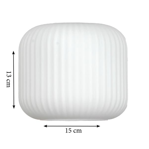 SORT HÆNGENDE LOFTSLAMPE MED HVID GLASSKÆRM BEKA BIANCO 14-961