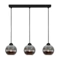 Miniatyrbillede 1 af 6: SORT HÆNGENDE LOFTSLAMPE I GRAFITGLAS SFERA 15-054