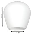Miniatyrbillede 6 af 6: Loftlampe, hængende sort glaslampe, hvid 15-320 DANI