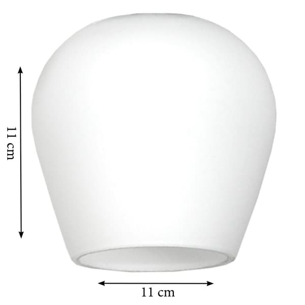 Loftlampe, hængende sort glaslampe, hvid 15-322 DANI