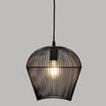 Miniatyrbillede 3 af 4: Loftslampe Atmosphera Jena Sort 40W Metal (26 x 26 x 25 cm)