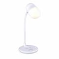 Miniatyrbild 1 av 7: LED-lampa med högtalare och trådlös laddare Grundig Vit 10 W 50 lm Ø 12 x 26 cm Plast 3 i 1